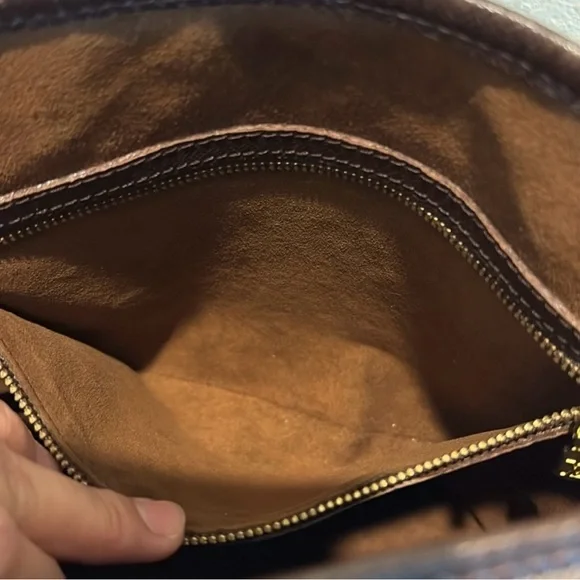 Louis Vuitton Brown Ebene Bucket Tote Bag - Picture 10 of 14